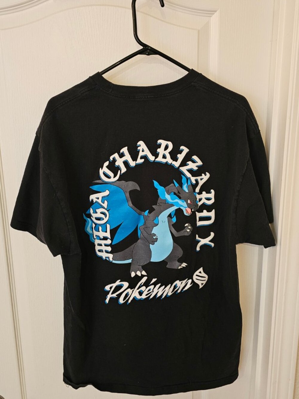 Pokémon Mega Evolution Charizard X | Size: XL | Short Sleeve T-Shirt Anime Manga